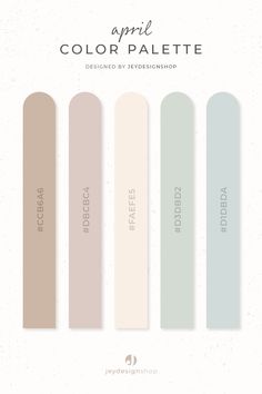 the color palettes for an upcoming project, which is available in different colors and sizes