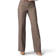 Women's Lee® Flex Motion Trouser Pants | Kohls Classic Fitted Cargo Pants For Workwear, Fitted Wide Leg Cargo Pants For Workwear, Fitted Wide Leg Pants With Hip Pockets For Workwear, Fitted Straight Cargo Pants For Workwear, Stretch Cargo Pants With Welt Pockets For Workwear, Straight Leg Pants With Hip Pockets, Fitted Cargo Pants With Hip Pockets For Work, Fitted Full Length Cargo Pants For Work, Fitted Mid-rise Cargo Pants For Workwear