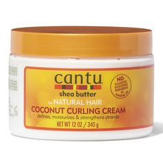 Cantu Shea Butter for Natural Hair Coconut Curling Cream defines, conditions, and adds manageability to your curls. Cantu Coconut Curling Cream  |  12 FL oz. | Sally Beauty Cantu Coconut Curling Cream, Cantu For Natural Hair, Cantu Shea Butter For Natural Hair, Curling Cream, Fried Hair, Stop Hair Breakage, Skin Care Lotions, Acrylic Nail Kit, Curl Cream