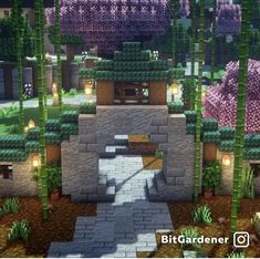 Japanese Gates Entrance Minecraft, Minecraft Moon Gate, Minecraft Gate Entrance Ideas, Minecraft Japanese Entrance, Minecraft Japanese Wall Designs, Lumber Mill Minecraft, Minecraft Gates Entrance, Japanese Gate Minecraft, Japanese Banner Minecraft