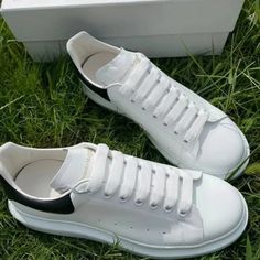 Brand New Unworn Alexander Mcqueen Women's Sneakers, Comes With Shoe Box, Reasonable Offers Accepted. Luxury Platform Sneakers With Laces And Round Toe, Designer Custom Sneakers With Vulcanized Sole, Designer Lace-up Custom Sneakers With Contrast Sole, Sporty Custom Sneakers With Branded Heel Counter, Mcqueen Shoes, Alexander Mcqueen Shoes, Europe Trip, Women's Sports, Shoes Color