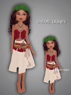 an image of a woman in a dress and headdress with the name disney on it