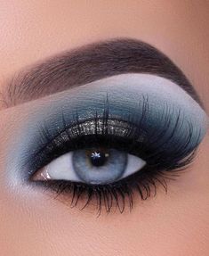 Trucco Smokey Eye, Cute Eye Makeup, Unicorn Makeup, Glitter Eye