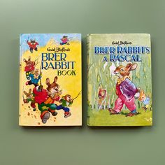 two children's books about the tale of peter rabbit and bridle rabbit