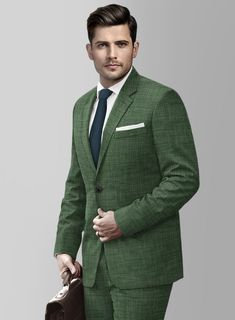 Epitomize the prestigious flair with our Bamboo Wool Abundant Green Jacket adds a modern twist to create timeless contemporary pieces. Radiate high-class elegance with this piece, crafted from a blend of bamboo wool, linen and silk fabric, which bestows a lustrous, smooth and sumptuous feel oozing out an airy feel with a green shade of solids expressing an eternal appeal. Hoist a style perspective with a meticulously tailored green jacket that makes the most versatile couture while giving off ul High Class, Jacket Buttons, Black Button, Green Fabric, Green Jacket, Hat Sizes, Jacket Style, Shades Of Green, Silk Fabric