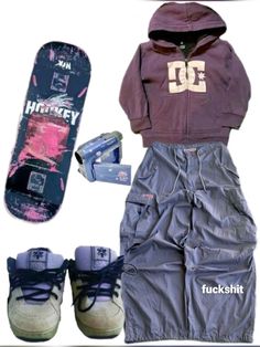 2000s Older Brother Core Outfits, Thrift Core, Streetwear 2000s, Outfits College, Crazy Outfits, Skating Outfits