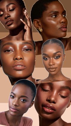 Natural makeup inspo on darker skins Makeup Inspo, Natural Makeup, Natural Make Up, Nature