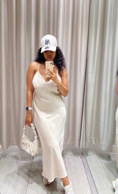 All White Party Outfits Baddie, All White Outfit Black Women, New York Outfits Summer, Effortlessly Chic Outfits, Classy Casual Outfits, Modest Fashion Outfits, Cute Simple Outfits, Curvy Outfits, Looks Style