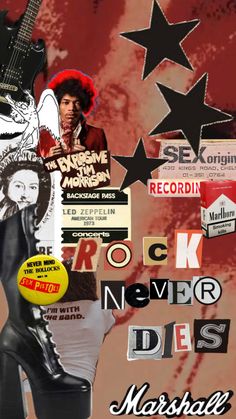 Rock ‘n’ Roll #wallpaper #aesthetic #aestheticwallpaper #rock #rockstar #rockstargf #rockstargirlfriend #70s #punk #punkrock #sexpistols #vintage Rock And Roll Aesthetic, 1970s Wallpaper, Rock N Roll Aesthetic, 70s Rock And Roll, Led Zeppelin, Zeppelin, Punk Rock, Rock N Roll