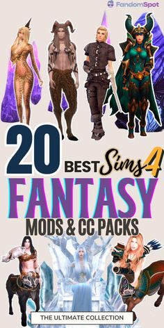 Custom list of 20 unique fantasy-styled CC for The Sims 4 Sims 4 Wow Cc, Sims 4 Occult Cc Patreon, Sims 4 Monster Mod, Sims 4 Cc Unicorn Horn, The Sims 4 Supernatural Cc, Unicorn Sims 4 Cc, Sims 4 How To Train Your Dragon Cc, Sims 4 Elemental Cc, Sims 4 Worlds Cc