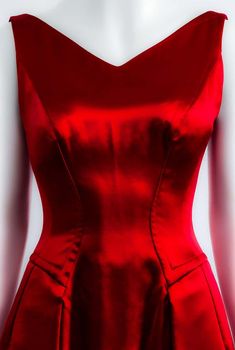 For Sale on 1stDibs - Breathtaking Thierry Mugler Couture Goddess Evening Gown Assuming Fall Winter 1999 Collection The most stunning Thierry Mugler evening gown. Vibrant red Red Couture Fashion, Red Satin Gown With Fitted Bodice, Red Evening Dress With Fitted Bodice, Red Satin Evening Dress For Red Carpet, Red Fitted Bodice Evening Dress For Cocktail, Elegant Red Sleeveless Gown, Red Silk Evening Dress For Red Carpet, Elegant Red Gown With Fitted Bodice, Red Evening Cocktail Gown