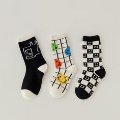 Get ready to ride the wave of style with our 3 Pairs of Colorful Wave Dot Lattice Socks! Bursting with vibrant patterns, these socks add flair to any outfit. Comfortable and fun, they're perfect for any occasion. With three pairs included, your sock game just got a colorful upgrade! Material: 72% Cotton + 25% Polyester + 3% Spandex. Socks Reference, Sock Ideas, Socks Aesthetic, Kids Vest, Buying Stuff, Bear Girl, Funky Socks, Boys Socks, Kid Boy