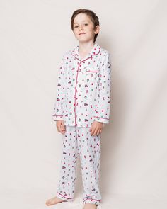 Petite Plume wishes you a “bonne nuit,” and in their luxury sleepwear, it’s hard not to oblige. Crafted in exquisite cotton, with the finest attention to detail, Petite Plume delivers the utmost comfort and sophistication. Accented with contrast piping and finished with pearl buttons, the Children’s Winter Nostalgia Pajama Set features specially brushed cotton so that every wash brings more coziness and better sleep. Product Details 100% cotton. Care Instructions Machine wash cold with like colo Christmas Cotton Sleepwear For Bedtime, Winter Nostalgia, Luxury Sleepwear, Boys Sleepwear, Girls Sleepwear, Winter Print, Holiday Magic, Comfort And Joy, Winter Kids