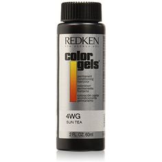 Redken Color Gels Permanent Conditioning 4WG Sun Tea Hair Color for Unisex, 2 Ounce >>> Continue to the product at the image link. (This is an affiliate link) #HairColor Tea Hair Color, Redken Color Gels, Sun Tea, Redken Color, Hair Dresser, Truffles, Hair Care