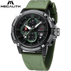 8231M | Quartz Men Watch | Rubber Band-megalith watch Best Military Watch, Glas Art, Black Quartz, Display Type, Watch Companies, Buy Watches, Black Case, Stainless Steel Watch, Sport Watches