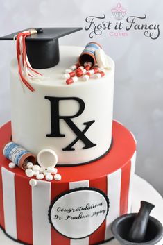 Pharmacy School Graduation Party, Cake Congratulations, Comic Cake, Graduation Cake Designs, Cake Paris