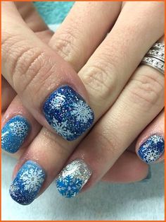 #nails #nailsideas #nailsdesign #nailsart #summernails #summernail #nail #naildesigns #nailart #nailsinspiration #nailsacrylic #acrylicnaildesigns #cutenailsacrylic #coffin nails Nails Royal Blue, Winter Nail Color, Christmas Nails Inspiration, Nail Stiletto, Winter Nails Design, Christmas Nails Art, Christmas Winter Nails, Blue And Silver Nails