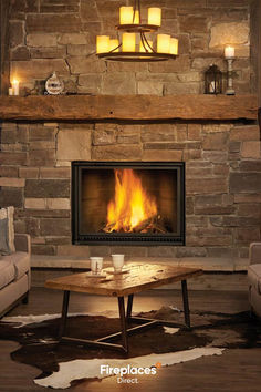 Wood Fireplace Living Room Napoleon Fireplace, Refractory Brick, Brick Paneling, Traditional Fireplace, Fireplace Remodel, Hearth And Home, Wood Fireplace, Fireplace Inserts, Fireplace Tile