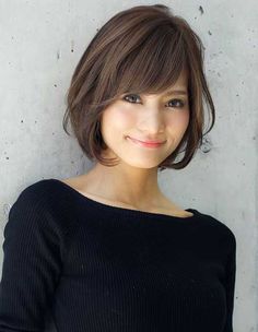 Bob with Bangs Haircut 2015 Bob Hairstyles With Bangs, Hair Styles 2014, Best Short Haircuts, Haircuts With Bangs, Short Hair With Layers, Short Bob Hairstyles, Layered Hair, Bobs Haircuts