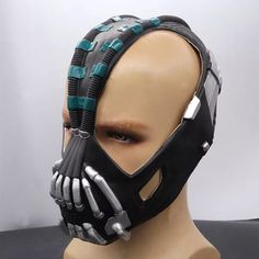 Face Mask The Dark Knight Latex Mask May Have Some Scratches Bane Dark Knight, Dark Knight Rises Bane, Bane Cosplay, Bane Mask, Gothic Mask, Knight Cosplay, Dark Knight Rises, Cosplay Mask, Black Rock City