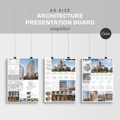 the architecture presentation board templates