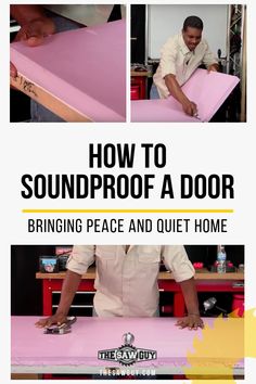 how to soundproof a door