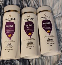 These Are New, Never Used! This Listing Is For 3 Pantene Bottles Of 2-1 Shampoo And Conditioner! Volume & Body (12oz Ea.) Please Look At All Photos As They Are A Part Of The Description!! Price Is Firm And For All 3 Bottles! I Will Not Separate!! Smoke-Free, Pet Friendly Home (Dogs) I Ship The Same Or Next Business Day!! Pantene Pro V, Cream White, Hair Conditioner, Shampoo And Conditioner, Womens Hairstyles, Conditioner, Cream, Color