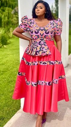 South African Traditional Dresses, Fancy Short Dresses, African Attire Dresses, African Dresses Modern, African Fashion Traditional