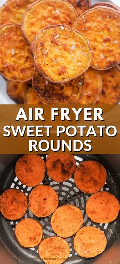 sweet potato rounds made in the air fryer Sliced Sweet Potatoes In Air Fryer, Sweet Potato Slices Air Fryer, Airfryer Sweet Potato Recipes, Sweet Potato Rounds Air Fryer, Air Fryer Sweet Potato Rounds, Air Fryer Sweet Potato Recipes, Air Fryer Sweet Potato Chips, Sweet Potato Rounds, Air Fryer Sweet Potato Fries