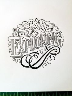 a drawing that says never to explore