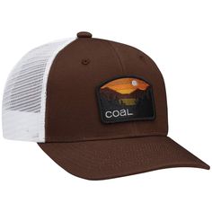 evo.com | Coal Ball Caps > Whether you're trekking out into the great outdoors, or just meeting up with the guys at the bar, you'll feel fresh in the Coal The Hauler Hat. Adjustable Snapback Closure Woven label Outdoor inspired logo patch Cotton / Poly Mesh Foam backed front panel | Coal The Hauler Hat 2020 in Brown | Cotton/Polyester Retro Outdoor Hat With Curved Brim, Trendy Brown Hat For Outdoor Use, Winter Outdoor Trucker Hat With Flat Bill, Adjustable Trucker Hat For Winter Outdoor Activities, Retro Flat Bill Hats For Outdoor, Brown Retro Hat For Outdoor, Retro Brown Baseball Cap For Outdoor, Retro Brown Snapback Hat For Outdoor, Winter Outdoor Trucker Hat With Flat Brim