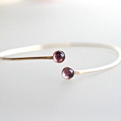 February Birthstone Jewelry, Gold Cuff Bracelet, February Birthday, Open Cuff Bracelet, Garnet Bracelet, Stone Bangle, Birthstone Bracelet, Garnet Jewelry, Gold Bracelet Cuff