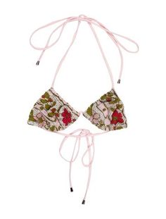 LoveShackFancy BottomsWhiteFloral PrintSash-Tie Closure at BackSwimwear is final sale and is not returnable. Bohemian Tie-back Swimwear For Spring, Bohemian Tie Back Swimwear For Spring, Chic Adjustable Swimwear For Poolside, Chic Tied Swimwear For Poolside, Chic Tied Swimwear For The Beach, Chic Adjustable Swimwear For Spring, Spring Swimwear With Drawstring Tie, Spring Party Swimwear With Adjustable Fit, Spring Poolside Swimwear With Drawstring Tie