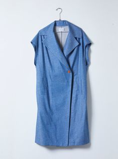 Boxy Coccoon sleeveless coat - lined - linen / cotton blend size XS/S, super oversized! FINAL SALE. Chic Sleeveless Cotton Outerwear, Oversized Sleeveless Vest For Spring, Sleeveless Linen Outerwear For Fall, Sleeveless Linen Outerwear For Spring, Sleeveless Trench Coat, Sleeveless Trench, Sleeveless Coat, Jumpsuit Jacket, Skirt Socks