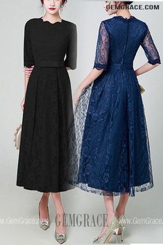 10% off now|Free shipping world-wide. Navy Blue Lace Tea Length Party Dress With Sheer Sleeves at GemGrace. Click to learn our pro custom-made service for wedding dress, formal dress. View #BridalPartyDresses for more ideas. Elegant Lace Tea Length Dress For Party, Tea-length Lace Dress With Lace Trim For Party, Elegant Lace Tea Length Party Dress, Tea Length Lace Dress With Lace Trim For Party, Tea Length Party Midi Dress With Lace Trim, Tea Length Midi Dress With Lace Trim For Party, Party Midi Dress With Lace Trim In Tea Length, Party Midi Dress With Lace Trim, Tea Length, Elegant Blue Midi Dress With Lace Patchwork