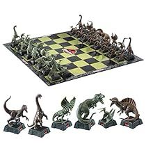 Lego Jurassic Park, Jurassic Park Film, Noble Collection, Chess Set Unique, Jurassic Park World, Chess Game, Tyrannosaurus Rex, Chess Pieces, Game Pieces