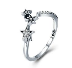 100% Authentic 925 Sterling Silver Stackable Star Adjustable Finger Ring for Women, Sterling Silver Jewelry Gift, Fits to all Pandora Jewelry Diy, Material : Sterling Silver FREE SHIPPING FREE SHIPPING FREE SHIPPING Item specifics Fine or Fashion: Fashion Item Type: Rings Metals Type: Silver Style: Trendy Rings Type: Bridal Sets Occasion: Wedding Setting Type: Pave Setting Surface Width: 2mm Gender: Women Shape\pattern: Star Material: Cubic Zirconia Material: 925 Sterling Silver Occasion: Annive Finger Ring For Women, Fashion Pic, Golden Trio, Bracelet Pandora, Pandora Bracelet Charms, Handmade Jewelry Gift, Jewelry Lookbook, Window Shopping, Bead Charm Bracelet