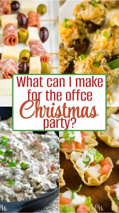 What can I make for the office Christmas party? Office Christmas Party Snack Ideas, Office Christmas Party Food Ideas, Food For Work Party, Work Christmas Party Food, Office Party Snacks, Office Christmas Party Food, Office Party Food Ideas, Christmas Day Appetizers, Office Party Food