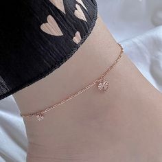 PRODUCT SPECIFICATIONS   ▪️ 14K Solid Gold  ▪️ Color : Rose Gold, Yellow Gold, White Gold  ▪ The anklet includes an additional 0.78inch (2cm) extender, in addition to the chosen size. ▪️ All Items are meticulously handcrafted and made to order. ▪️ Customization is Available. ▪️ This item can also be used as a bracelet. - All items are nicely packaged ready to gift in elegant jewelry boxes. Our jewelry boxes are reusable and recyclable.  - If you have any questions, Please  feel free to contact u Trendy Gold Heart-shaped Anklets, Elegant Heart-shaped Anklets For Valentine's Day, Trendy Heart-shaped Anklets For Gifts, Trendy Heart Shaped Anklets For Gift, Elegant Heart Charm Anklets For Valentine's Day, Dainty Heart-shaped Anklet For Gift, Dainty Heart-shaped Anklet As Gift, Trendy Heart-shaped Anklets For Valentine's Day, Trendy Valentine's Day Gift Anklets