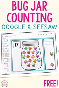 a bug jar counting game for google and se saw