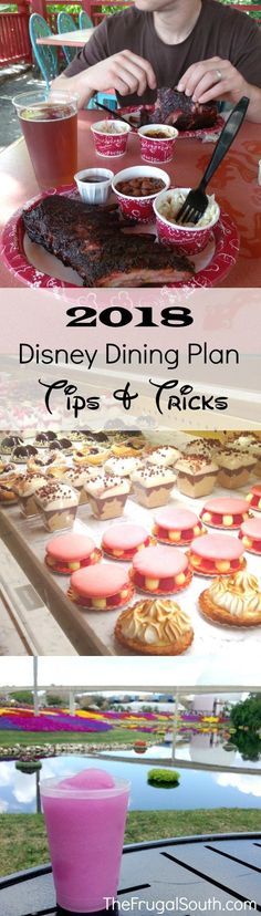 the disneyland dining plan includes desserts and drinks