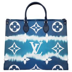 Louis Vuitton Blue Giant Monogram Coated Canvas & Calfskin Leather Escale Onthego GM Brand- Louis Vuitton Model- Onthego GM Product Type- Shoulder, Tote Serial Number- FN**** Age- Circa 2020 Accompanied By- Louis Vuitton Dust Bag, Receipt, Care Booklet Colour- Blue Hardware- Silver Material(s)- Coated Canvas, Calfskin Leather Authenticity Details- Date Stamp Height- 34cm Width- 41cm Depth- 19cm Handle Drop- 13cm Strap Drop- 28cm Interior- Blue Textile Closure- Open Top, Clasp Country of Origin- Louis Vuitton Onthego, Sac Louis Vuitton, Louis Vuitton Limited Edition, Monogram Tote Bags, Monogram Tote, Lv Monogram, Vuitton Bag, Lv Bag, Lady Dior Bag