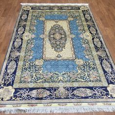 #art #handmaderugs #handknottedsilkrugs #silkrugs #handknottedrug #handknottedsilkrug #persianrug #handknottedpersianrug #persianrug #chinesehandmaderug #chinesesilkrug #chinasilkrugs #chinesesilkrugsforsale Iranian Carpet, Room Size Rugs, Persian Blue, Blue Carpet, Best Carpet, Room Size