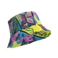 Sombrero de pescador reversible Papillons du Printemps
 Este sombrero de pescador reversible se puede usar en ambos lados, por lo que es fácil de combinar con diferentes atuendos. Confeccionada con un tejido transpirable de primera calidad, esta gorra se convertirá en tu accesorio de moda urbana.

 • 100% poliéster
 • Peso de la tela: 8,1 oz/yd² (275 g/m²)
 • Tejido que absorbe la humedad y transpirable
 • Material con tacto de lino
 • Reversible
 • Disponible en 2 tamaños
 •Componentes de prod Reversible Multicolor Bucket Hat For Summer, Multicolor Reversible Bucket Hat For Summer, Summer Multicolor Reversible Bucket Hat, Reversible Multicolor Brimmed Hat, Summer 5-panel Hats One Size Fits Most, Casual Multicolor Reversible Sun Hat, Summer 5-panel Hat One Size Fits Most, Summer 5-panel Hats One Size, Multicolor 5-panel Summer Hats