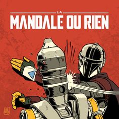 a poster with the words mandale ou rien written in spanish and english