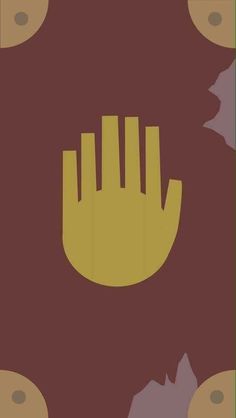 the number two is in front of a brown background with yellow and gray hands on it