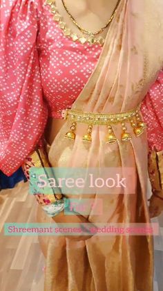 Wedding Scene, Saree Look