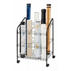 a black rack with several different types of water filters