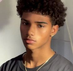 Light Skin With Curly Hair Men, Light Skin Haircut, Brown Curly Hair Boy, Boys Brown Hair, Curly Haired Boys, Fine Light Skin Men, Brown Skin Men, Brown Skin Boys