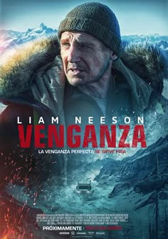 the movie poster for the film venganaza, starring in italian and english